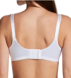 Double Support Cool Comfort Wirefree Bra White 44D