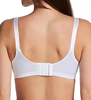 Double Support Cool Comfort Wirefree Bra White 34B