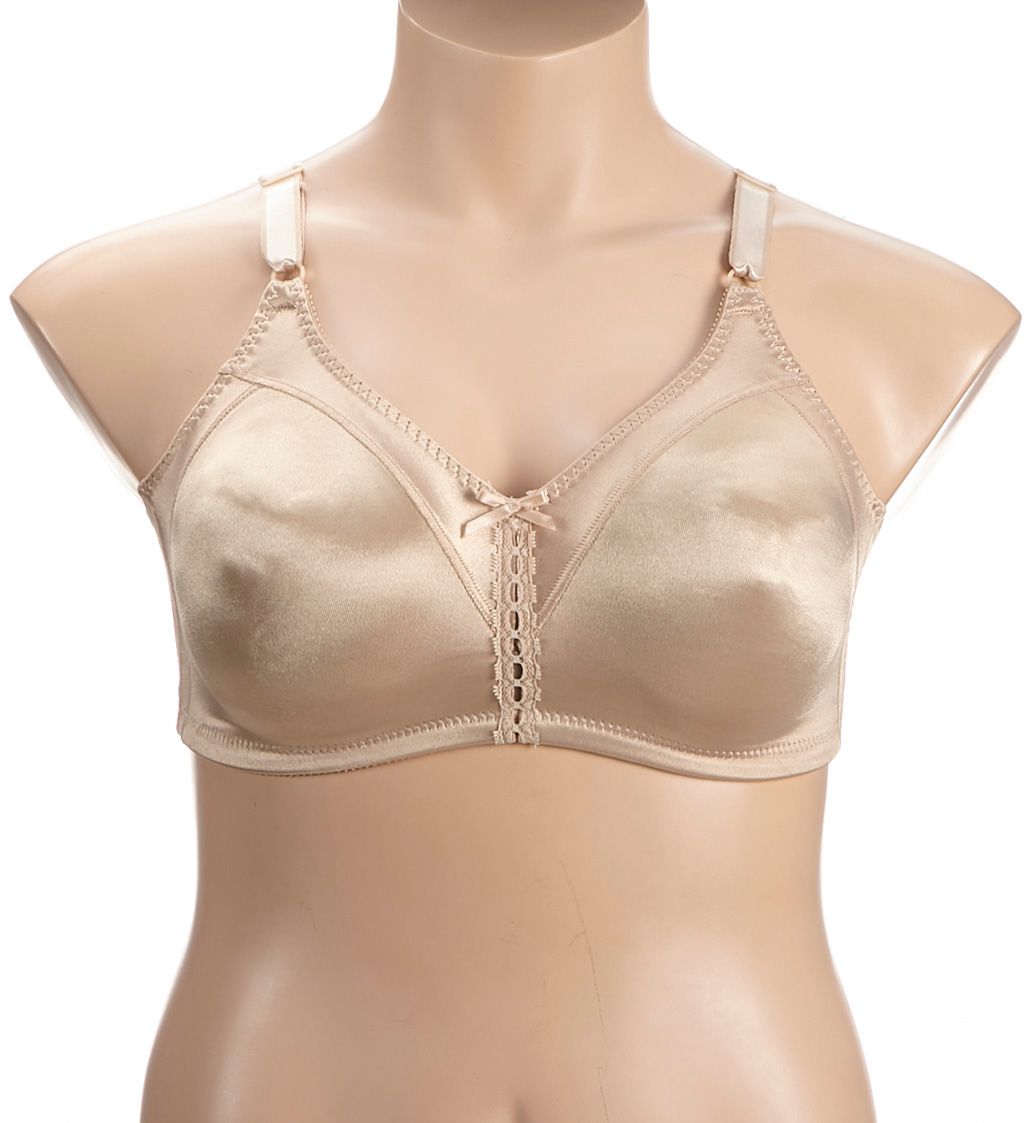 Bali Double Support Cool Comfort Wirefree Bra Nude 38D  - Image 1
