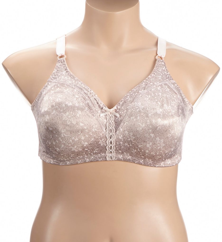 Bali 3820 Double Support Wirefree Bra Size 40d White for sale online