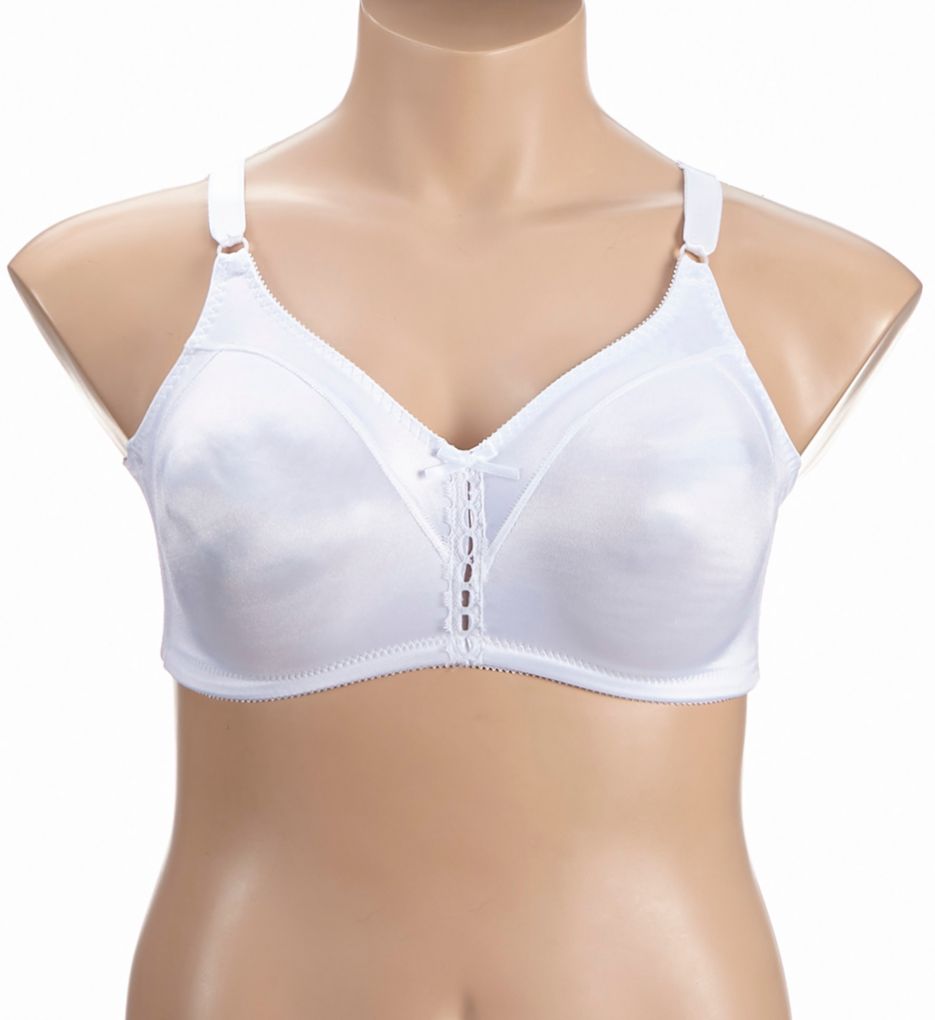 Bali Women's Double Support Wire-Free Bra - 3820 44DD White