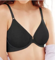 Comfort Revolution Front-Close Underwire Bra Black 36B