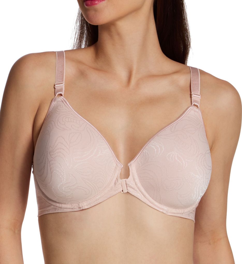 Bali Women's Comfort Revolution Front-Close Underwire Bra in Sandshell | Size: 40D | HerRoom.com
