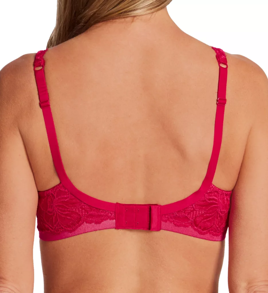 Lace Desire Lightly Lined Underwire Bra Scarlet Berry 36C