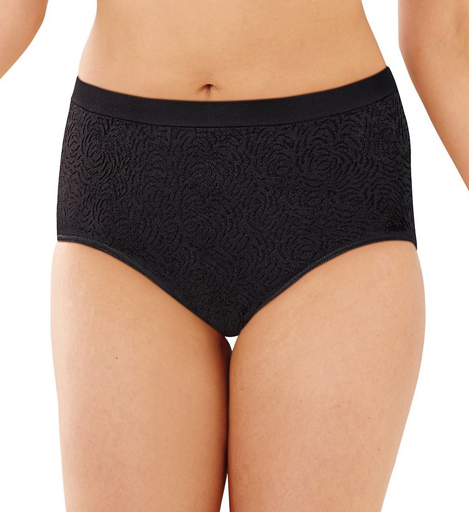 Bali Comfort Revolution Micro Diamond Brief Underwear 803j Black –  CheapUndies