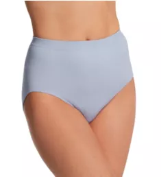 Comfort Revolution Microfiber Brief Panty Silver Satin 10/11