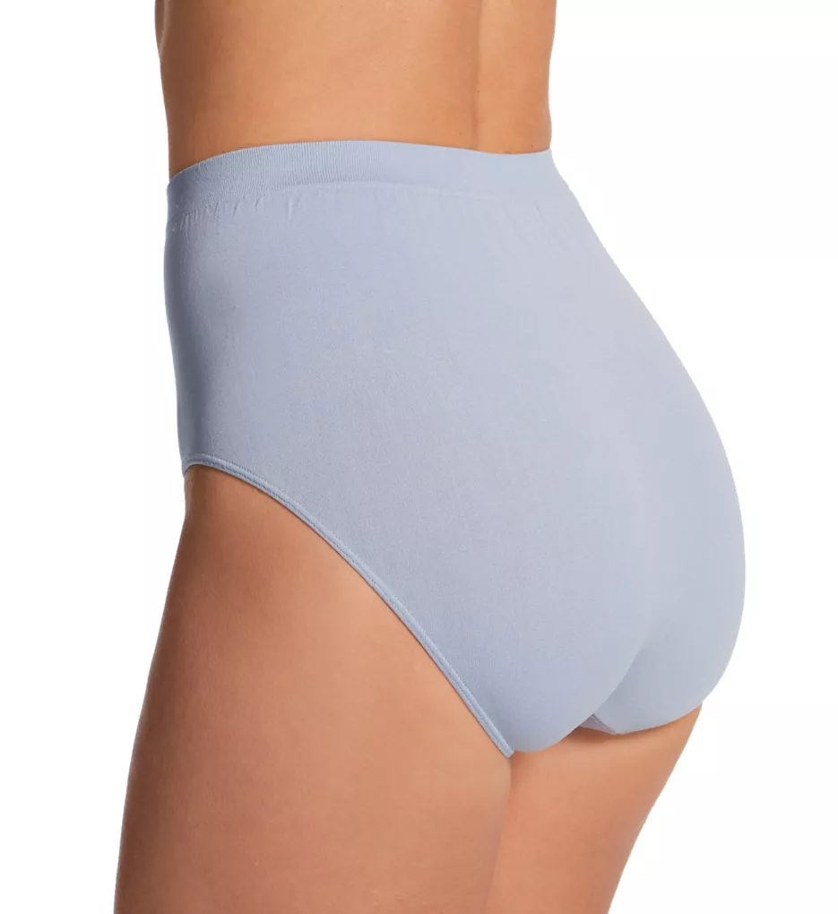 Comfort Revolution Microfiber Brief Panty Silver Satin 10/11