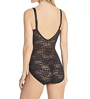 Lace 'N Smooth Shaping Body Briefer Black 34B