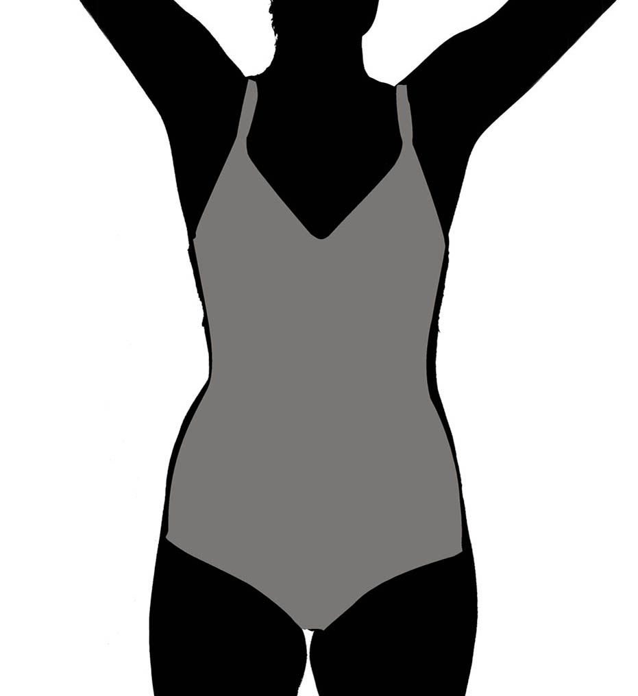 Bali Lace 'N Smooth Body Shaper Black 40C Women's 