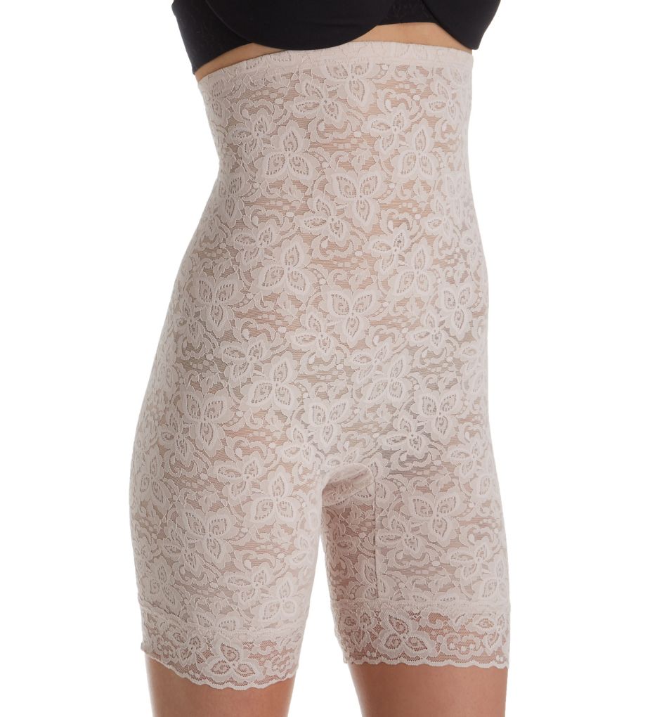 Lace 'N Smooth Hi-Waist Thigh Slimmer-acs