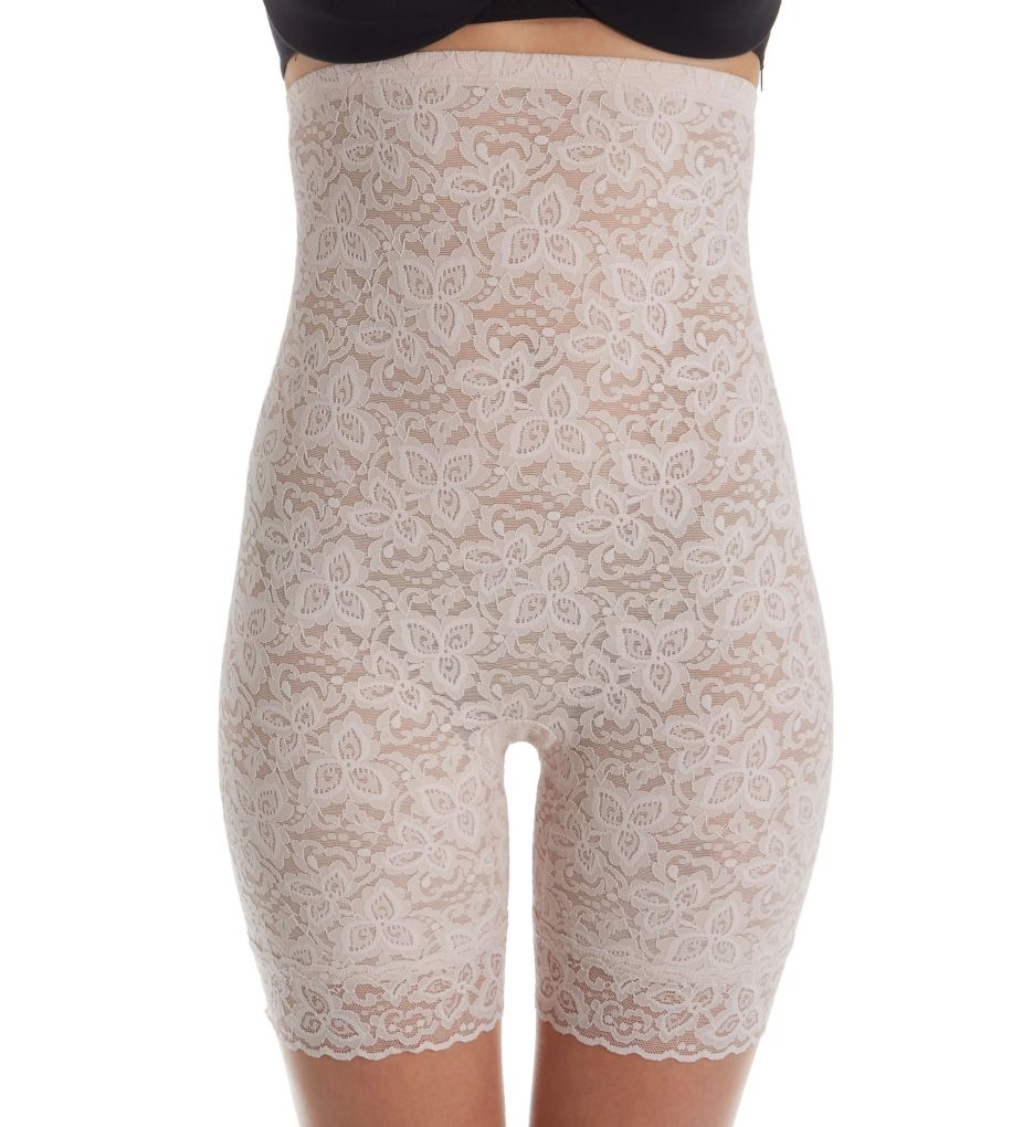 Lace 'N Smooth Hi-Waist Thigh Slimmer-fs