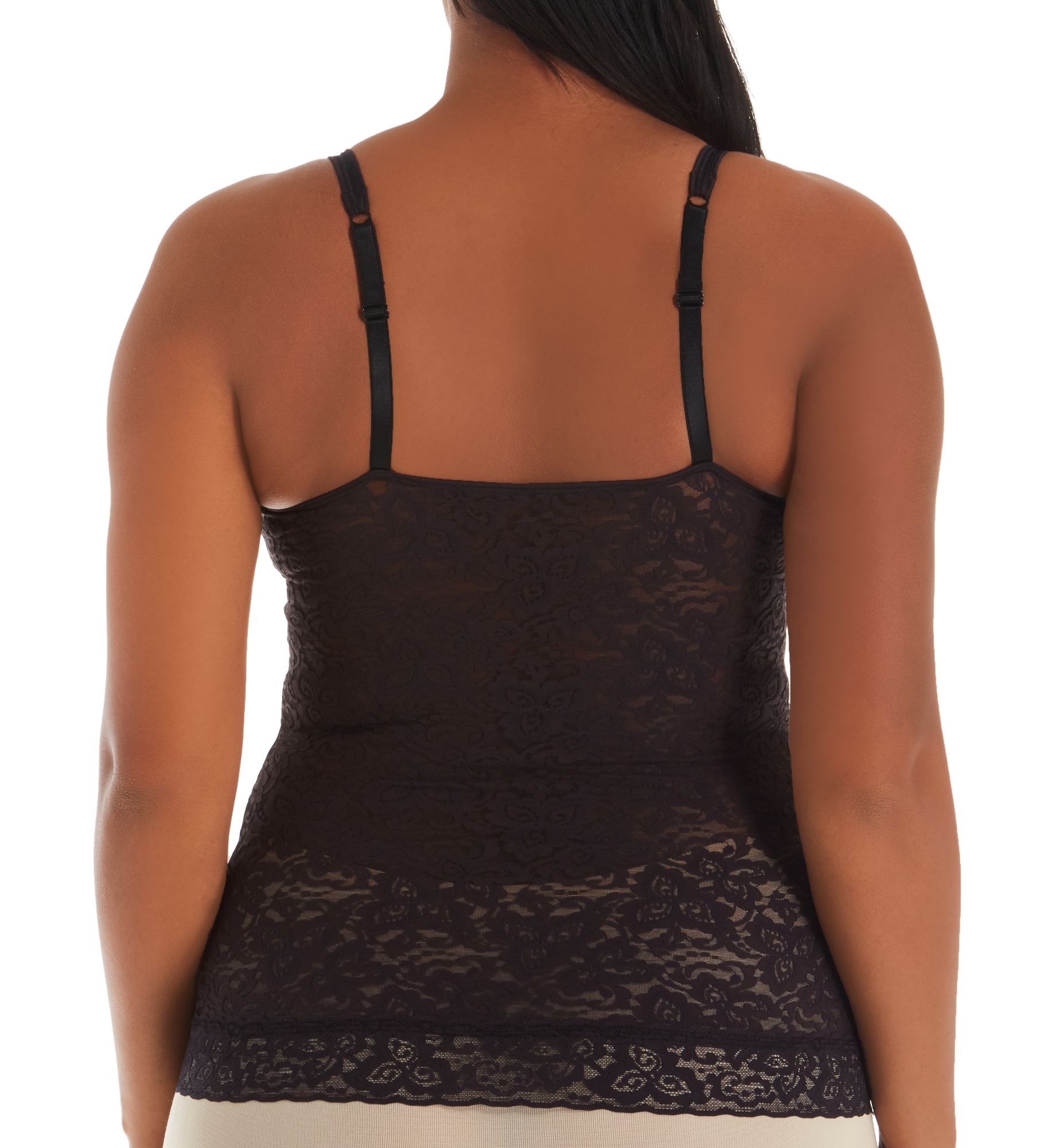 Bali Lace 'N Smooth Shaping Camisole Black M  - Image 2