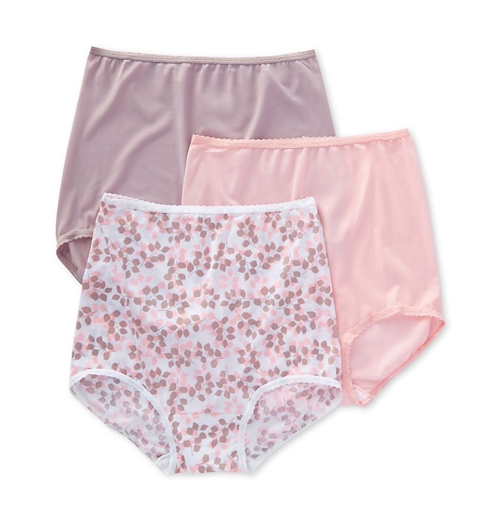 Skimp Skamp Brief Panty - 3 Pack TenderPinkSteelBudPrnt 10