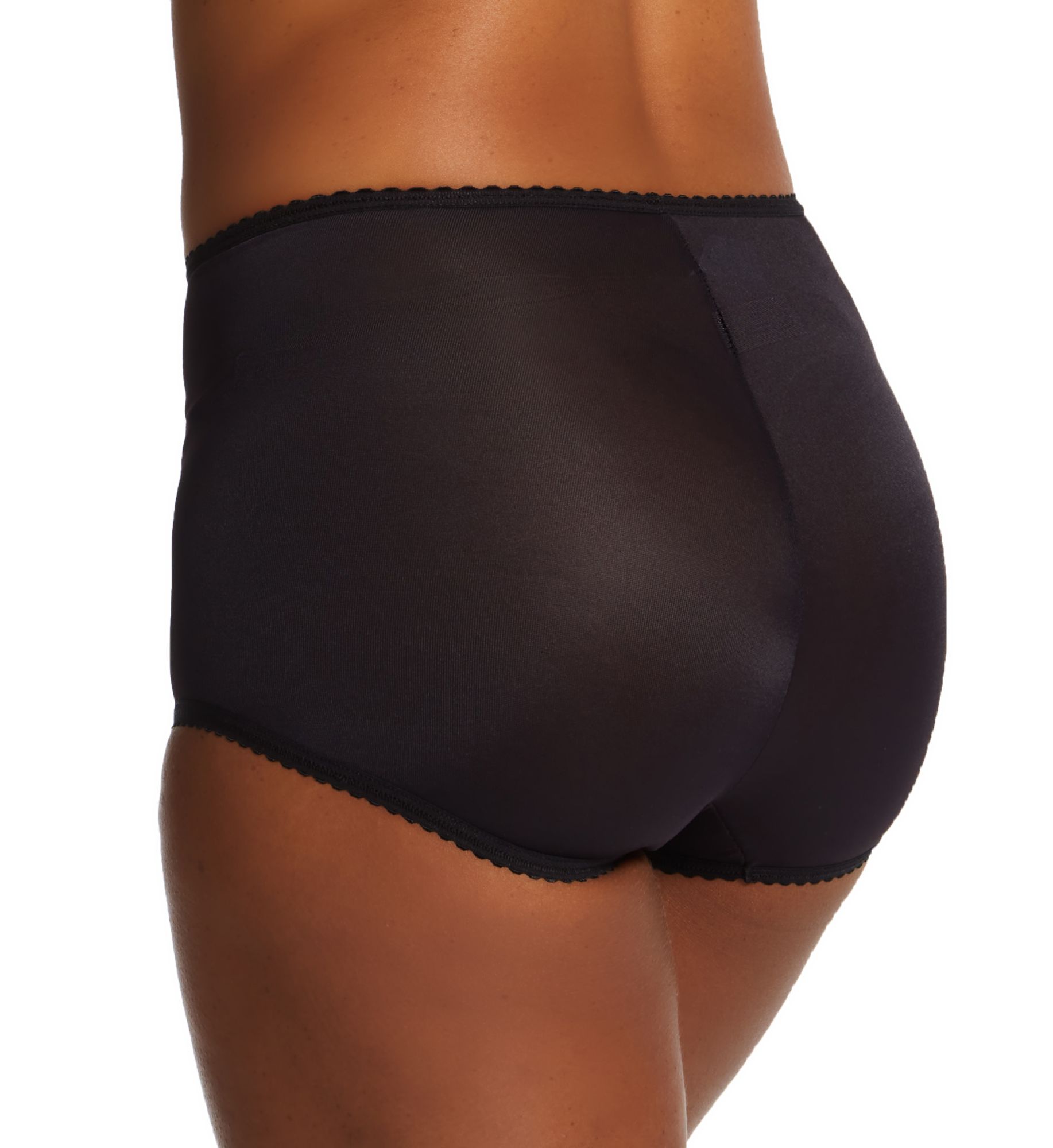 Bali Skimp Skamp Brief Panty - 3 Pack PinkChicLaceSteelBlack 8  - Image 2