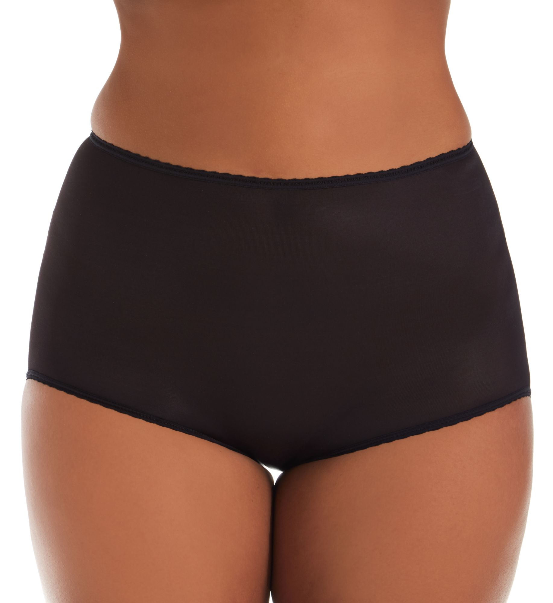 Bali Skimp Skamp Brief Panty - 3 Pack PinkChicLaceSteelBlack 8  - Image 1