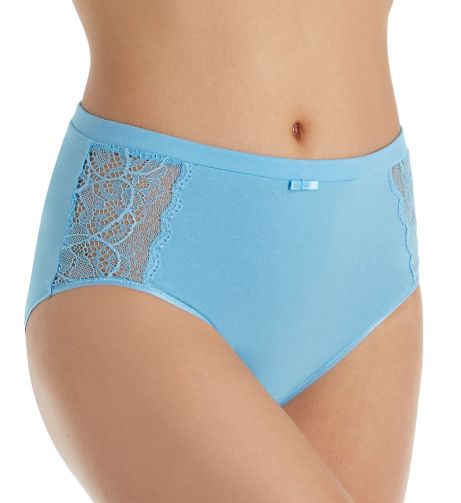 Lace Desire Cotton Hi-Cut Brief Panty-acs