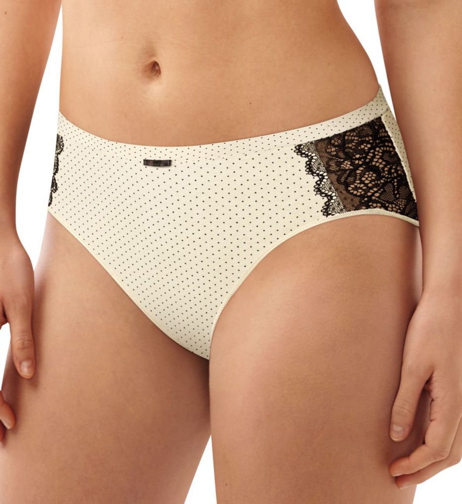 Lace Desire Cotton Hi-Cut Brief Panty-acs