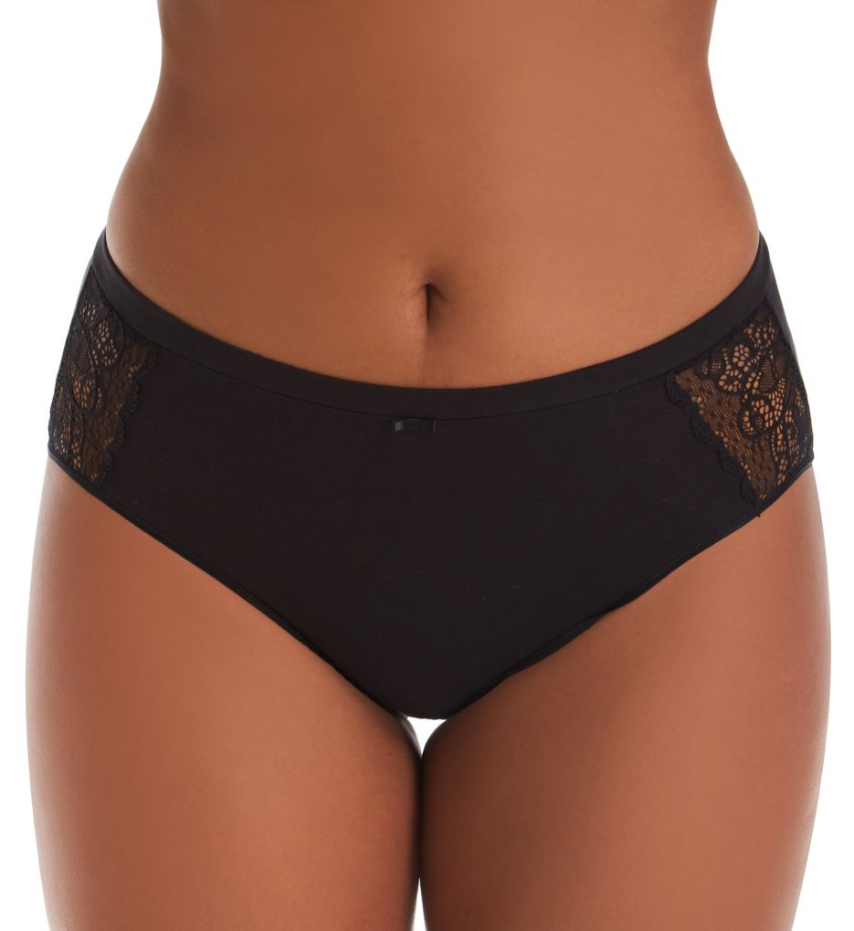 Lace Desire Cotton Hi-Cut Brief Panty-fs