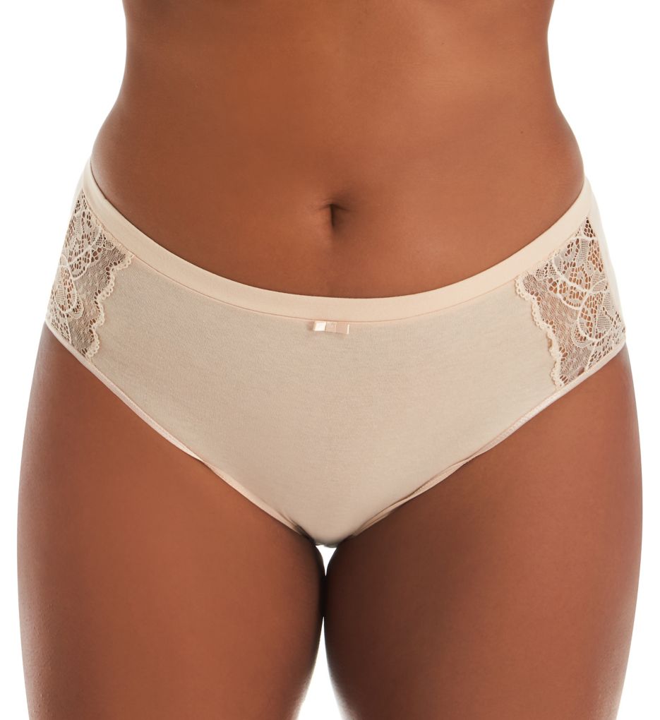 Lace Desire Cotton Hi-Cut Brief Panty-fs