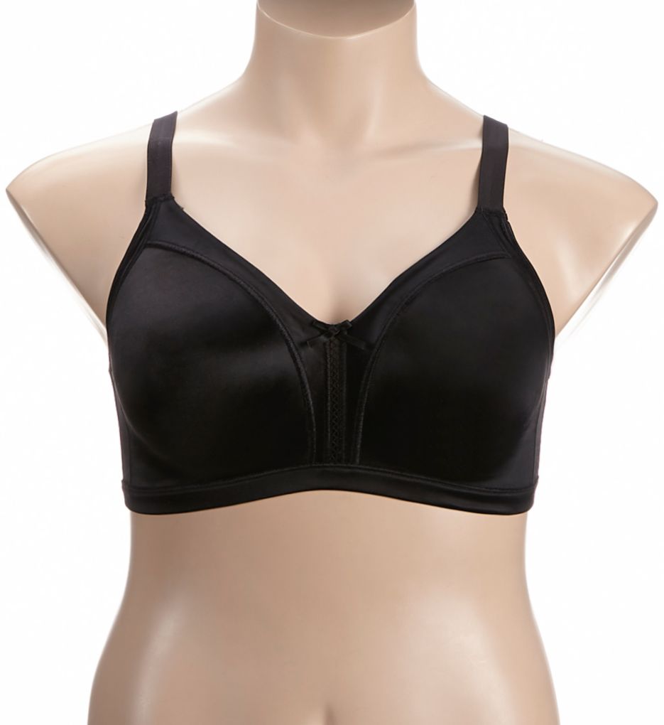 NWT Bali Double Support Back Smoothing Wirefree Bra with Cool Comfort  DF0044