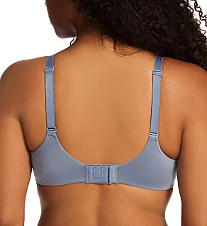 One Smooth U Comfort Stretch Lace Underwire Bra soft blue grey 36D