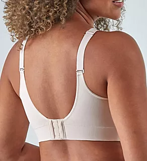 Comfort Revolution Modern Seamless Wirefree Bra Sandshell S
