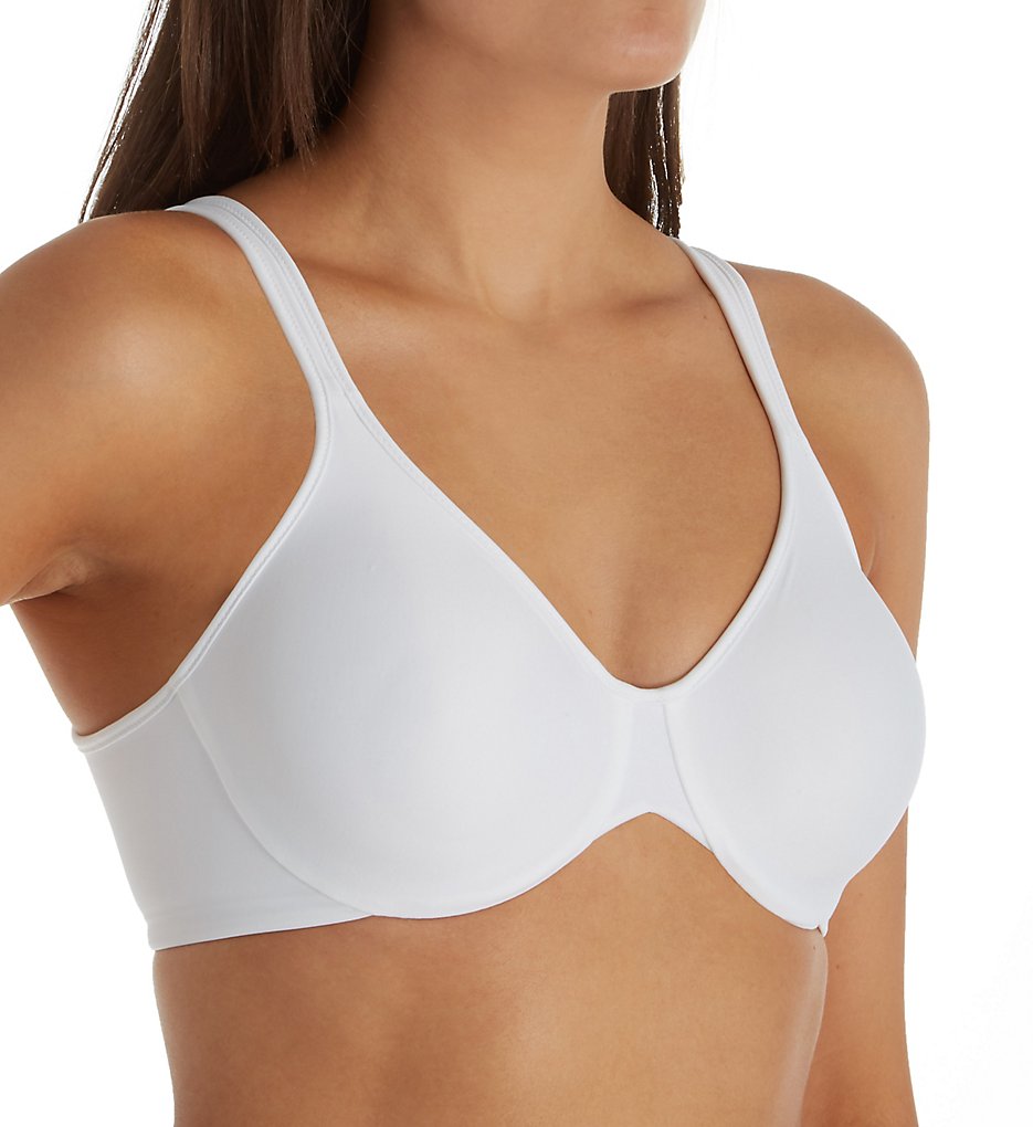 Bali DF3382 Passion For Comfort Back Smoothing Underwire Bra (White)