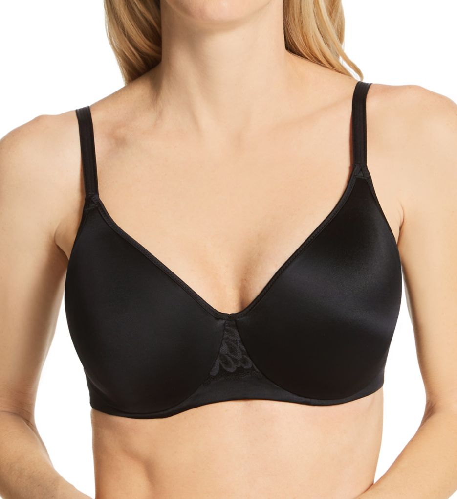 Women's Bali DF3490 Passion for Comfort Breathable Minimizer Wired Bra  (Black 42DD)