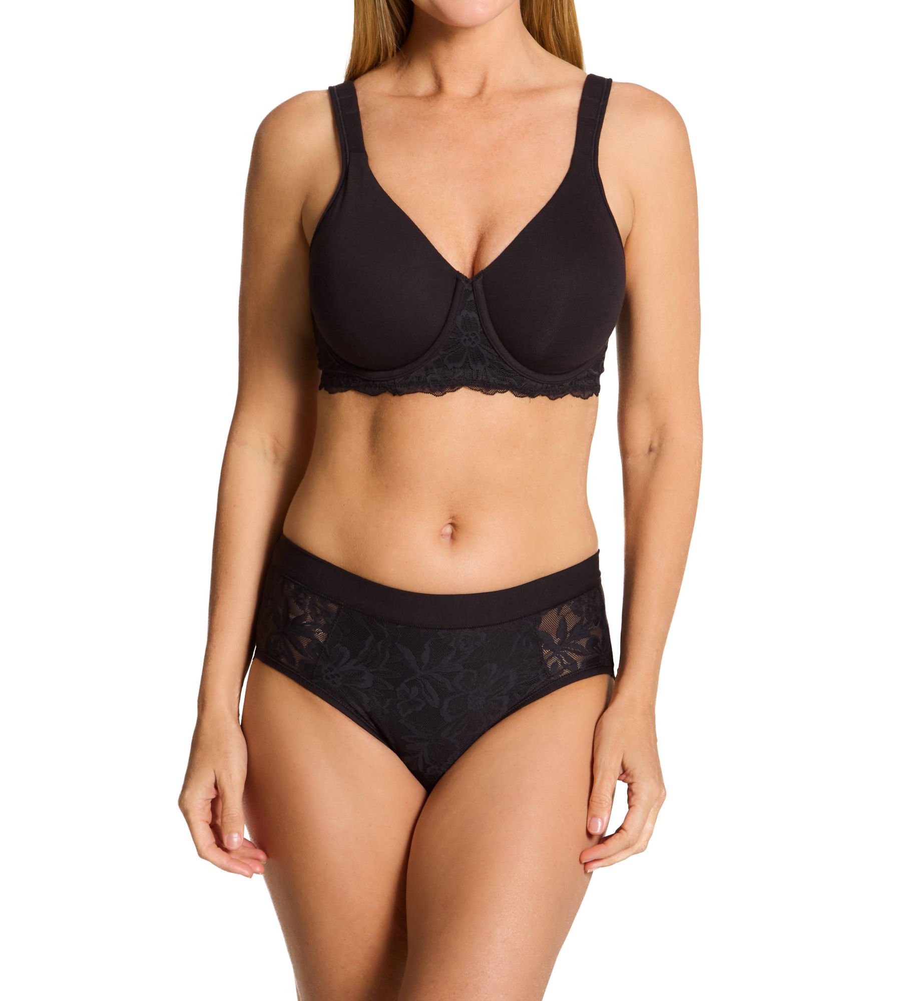 Bali Breathe Underwire Minimizer Bra Silver Satin 40D  - Image 6