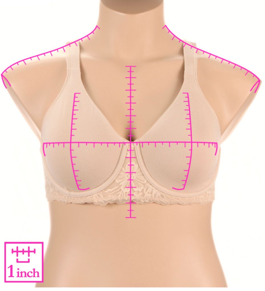Bali Breathe Breathable Underwire Minimizer Bra DF3423 - Image 3