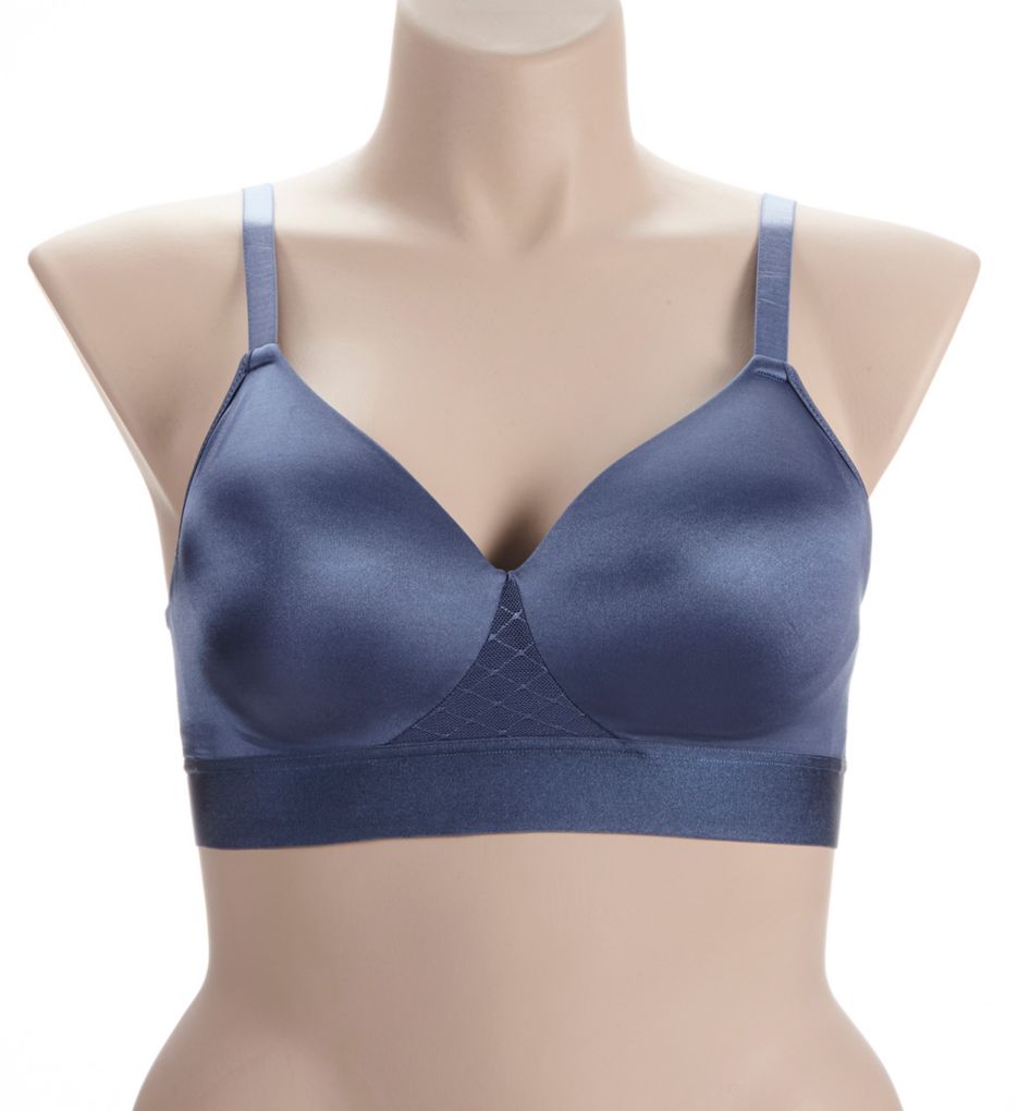 Bali One Smooth U Bounce Control Wirefree Foam Bra Classic Chambray Blue 42D  - Image 1