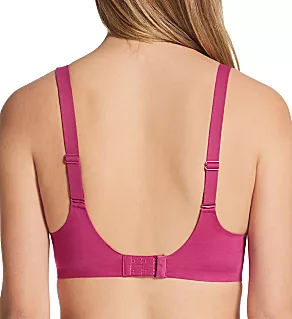 Comfort Revolution Soft Touch Perfect WireFree Bra New Signature Berry XL