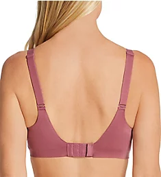 Comfort Revolution Soft Touch Perfect WireFree Bra Rustic Berry Red S
