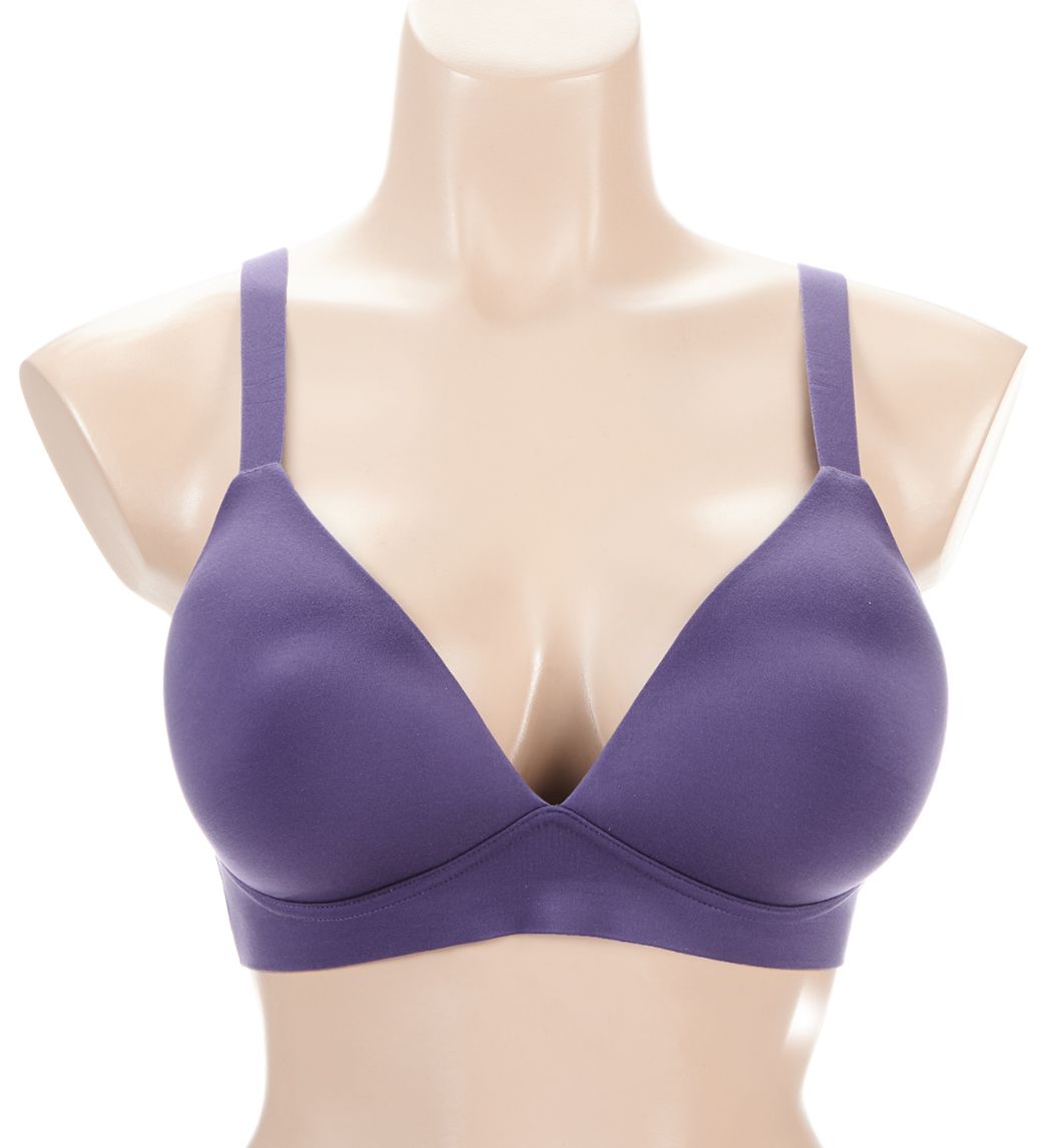 Bali Comfort Revolution Soft Touch Perfect WireFree Bra Purple Aura M  - Image 1
