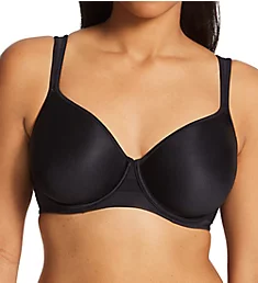 Passion for Comfort Breathable Minimizer Wired Bra Black 34C