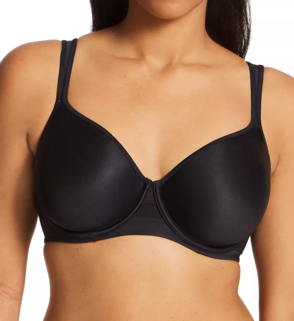 Passion for Comfort Breathable Minimizer Wired Bra Black 34C
