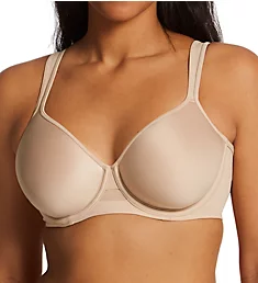 Passion for Comfort Breathable Minimizer Wired Bra Taupe 34C