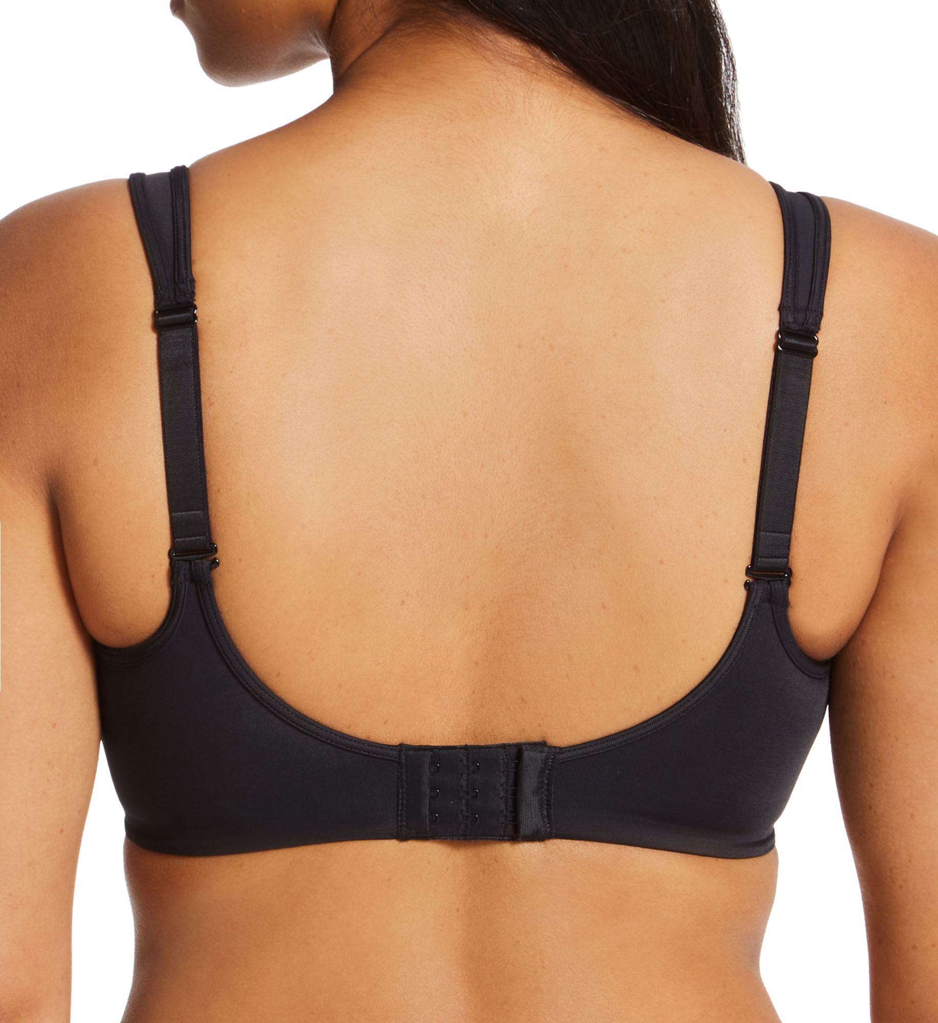 Bali Passion for Comfort Breathable Minimizer Wired Bra Black 36D  - Image 2