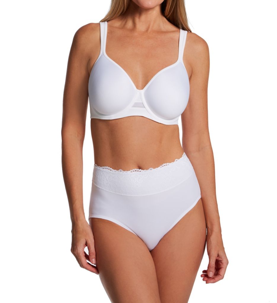 Bali Passion for Comfort Breathable Minimizer Wired Bra White 40D  - Image 5