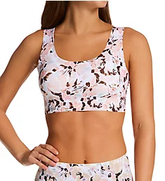 Comfort Revolution EasyLite Seamless Wirefree Bra Watercolor Floral S