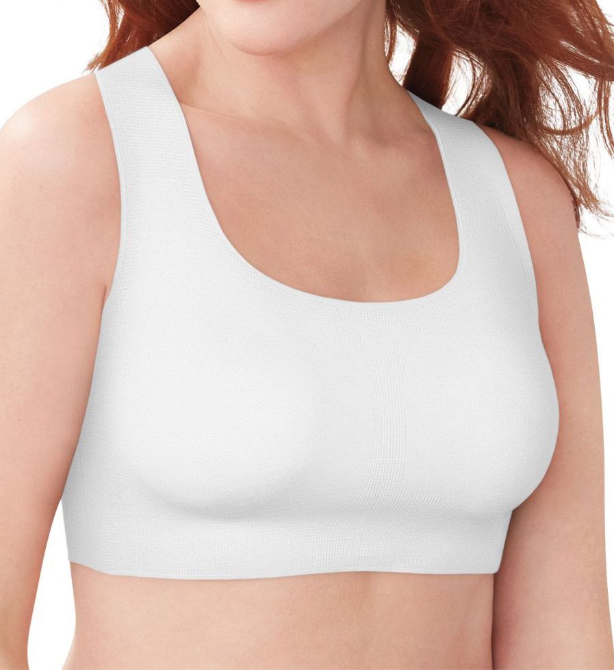 Women's No Underwire Bras Medium Support Comfort Revolution Wireless  T-Shirt Bra Full-Coverage Pullover Sports Bra