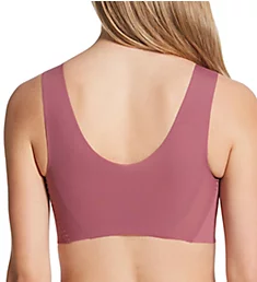 Comfort Revolution EasyLite Seamless Wirefree Bra Rustic Berry Red 3X