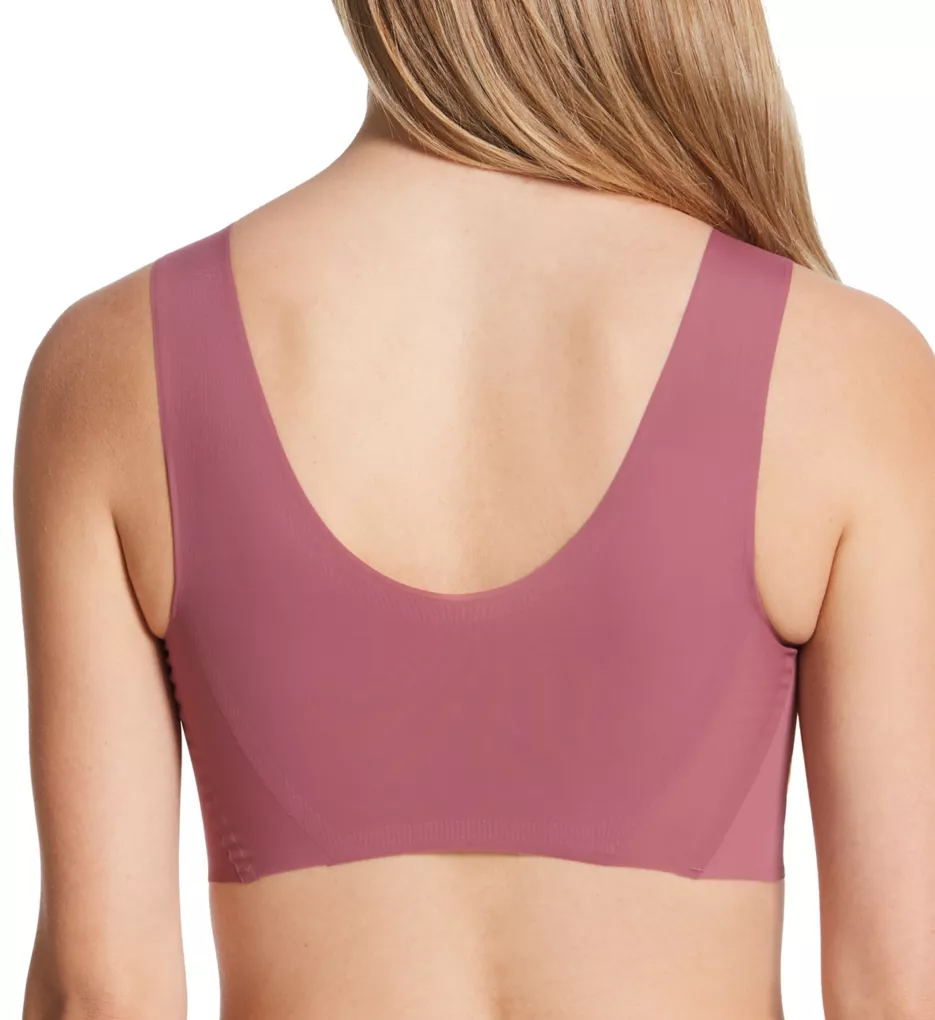 Comfort Revolution EasyLite Seamless Wirefree Bra Rustic Berry Red 3X