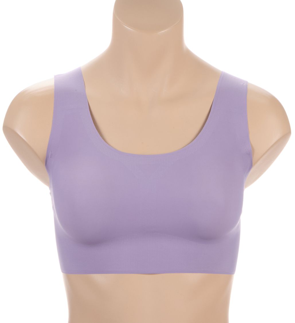 Bali Comfort Revolution EasyLite Seamless Wirefree Bra Purple Shade L  - Image 1
