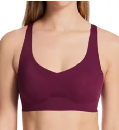 Easylite Wirefree Bra with Back Closure Sparkling Purple M