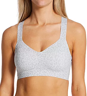 Comfort Revolution Easylite Racerback Bra Leo Print Grey S