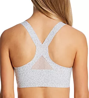 Comfort Revolution Easylite Racerback Bra Leo Print Grey S