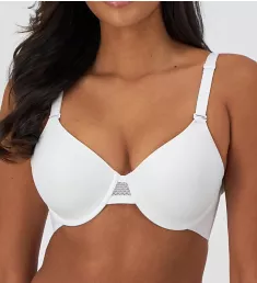 Sleek Support Smoothing Underwire T-Shirt Bra White 34C