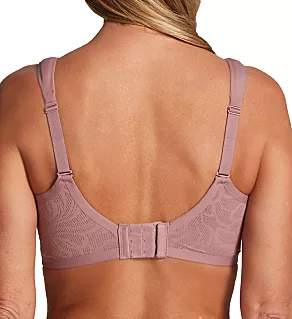 Smoothing Foam Underwire Bra with Comfort Bra Smokey Purple Mauve 34C