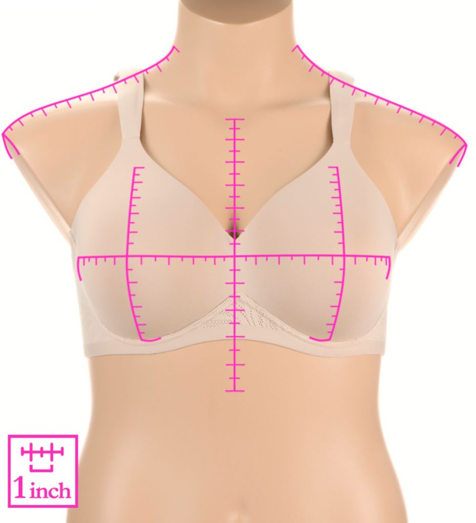 Bali The Coolest  Smoothing Wirefree With Foam Bra DF4582 - Image 3